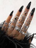 10600 1b-031 Veintiun piezas/set Set estilo punk con mariposa