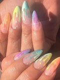 10967  1b-03-22 Uñas multicolor 24 Pzas