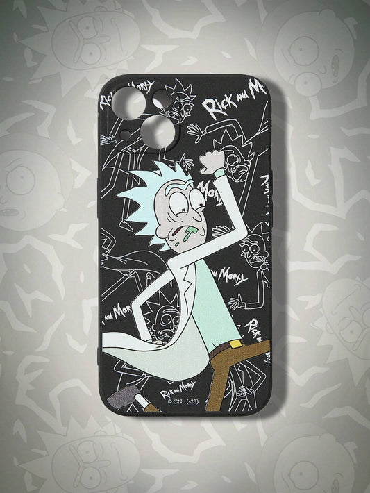 10168 b03-10 Funda para iPhone con diseño de Rick y Morty