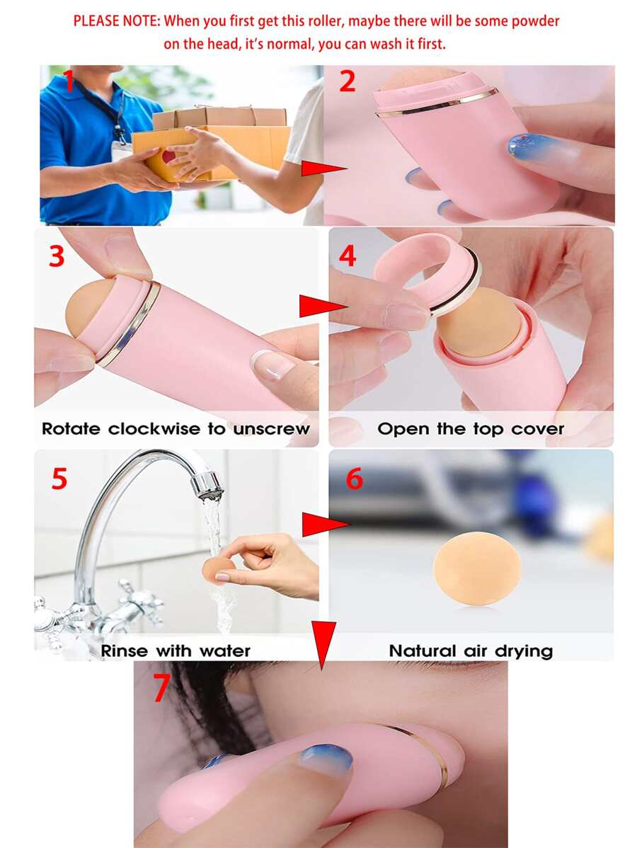 18243 1b-023 Rodillo De Absorción De Aceite Facial 1 Pza