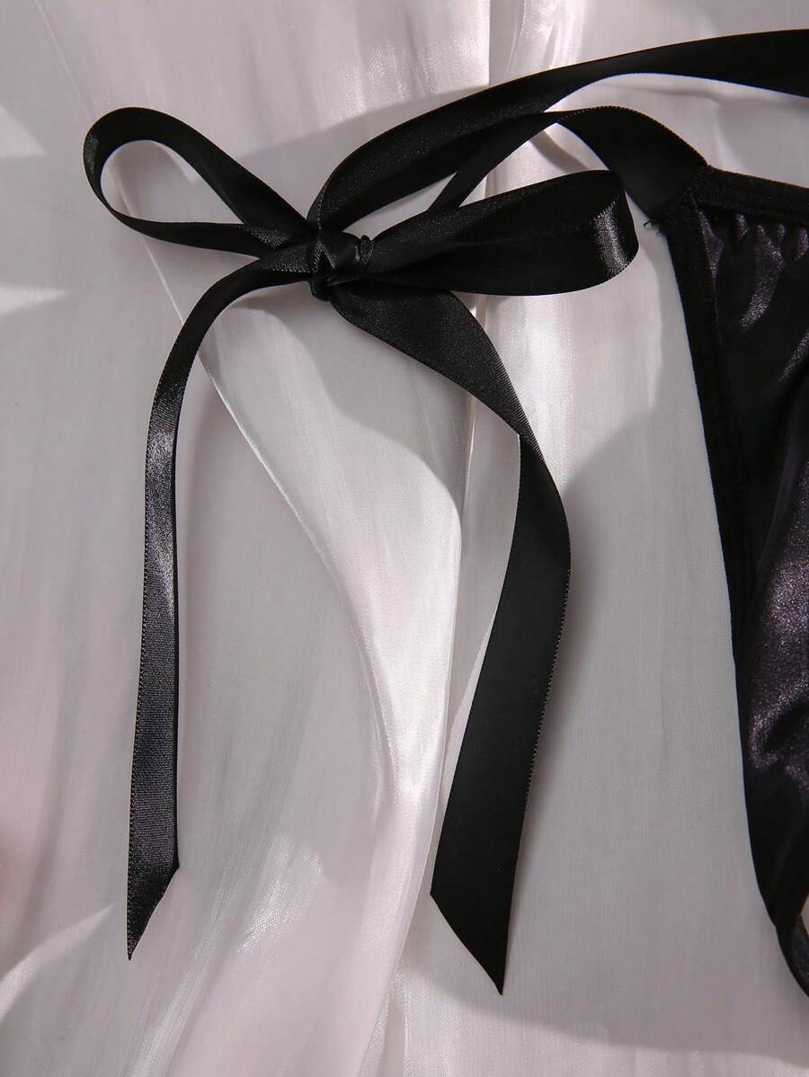 8983 1a-055 Classic Sexy Tanga con cordón lateral
