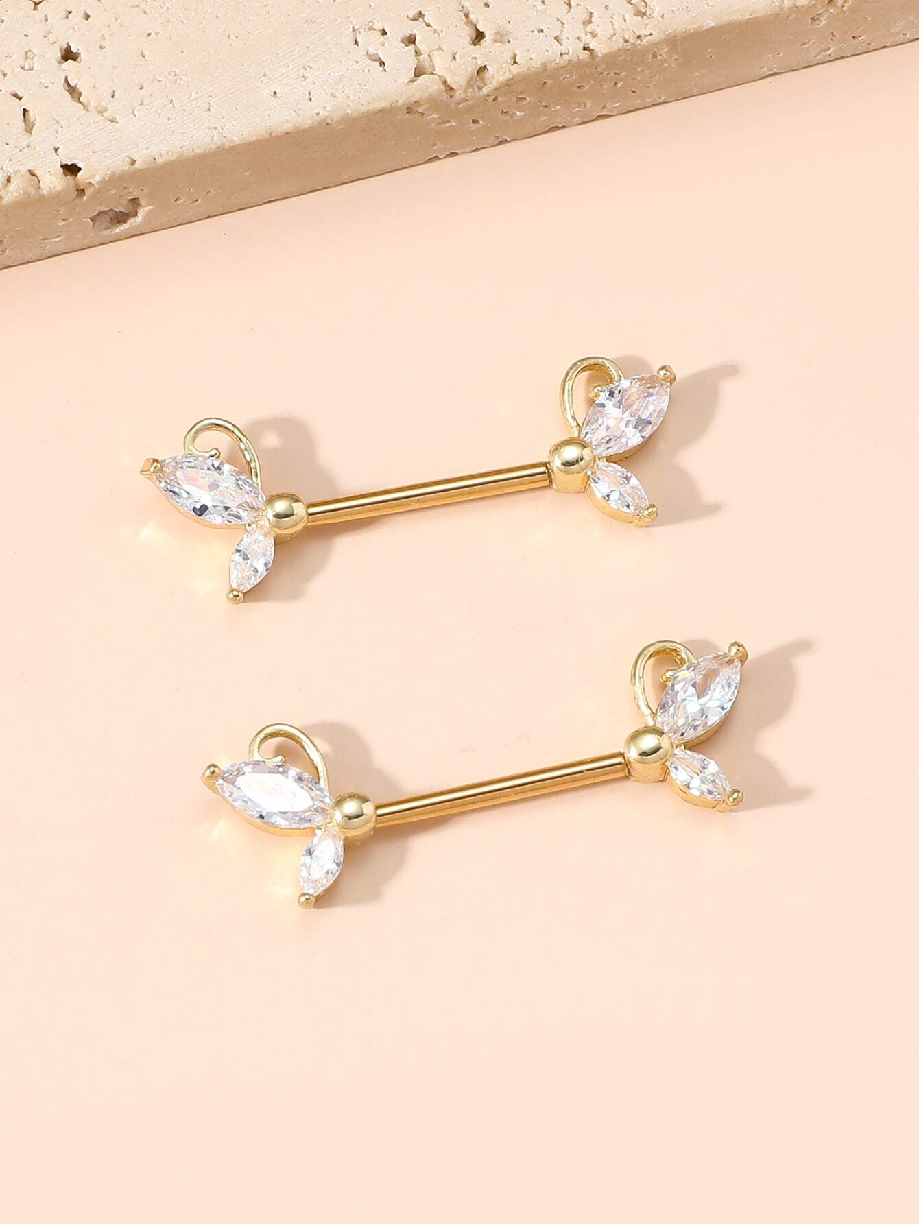 15336 1b-020 Piercing de pezón 2 Pzas