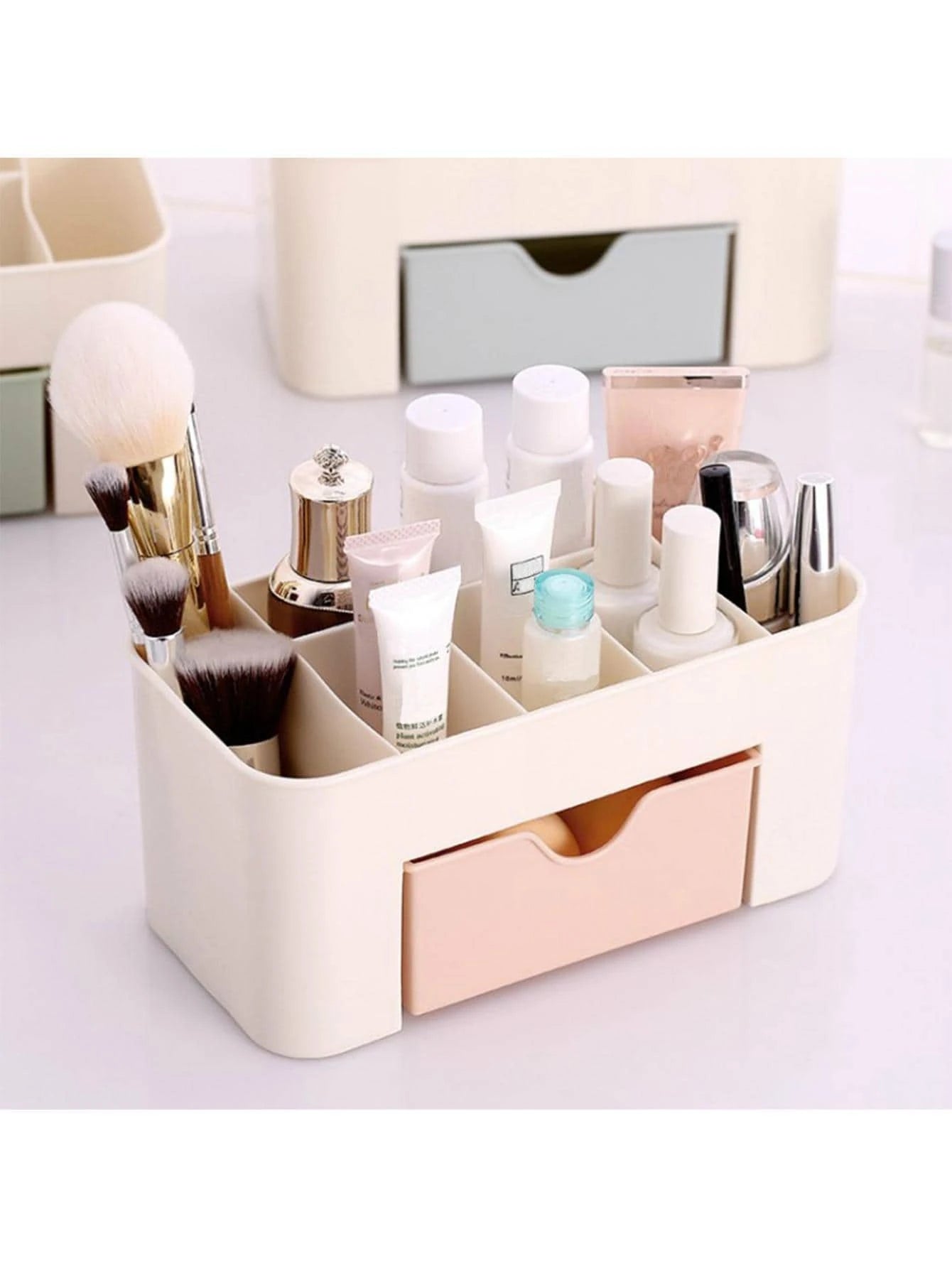 5218 a11-01 Caja de almacenamiento de joya con compartimentos para Maquillaje