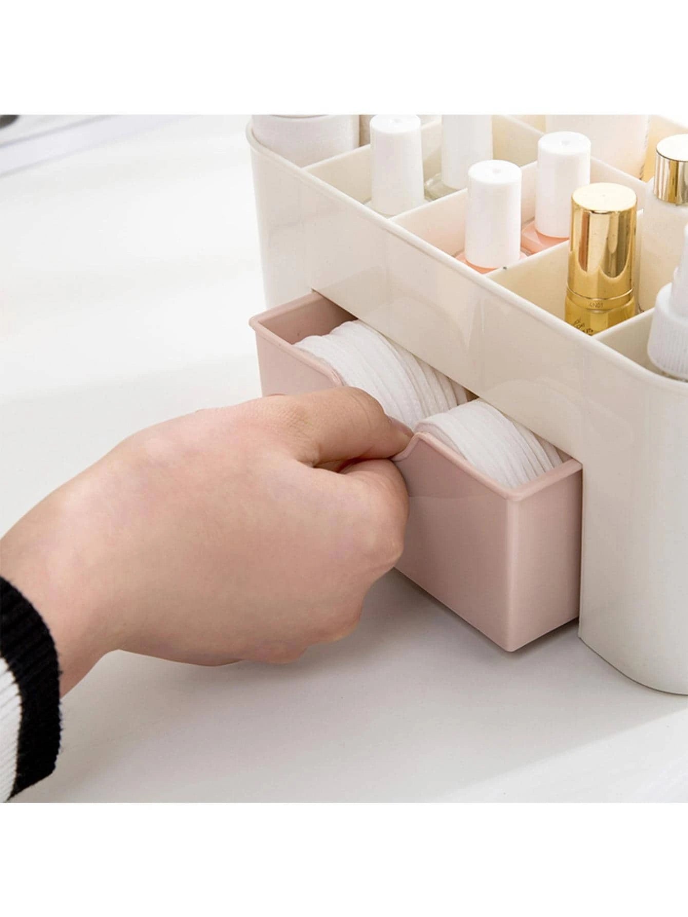 5218 a11-01 Caja de almacenamiento de joya con compartimentos para Maquillaje