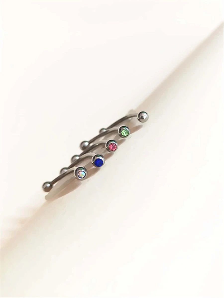 15290 1b-052 Piercing 1 pieza de lengua de acero inoxidable