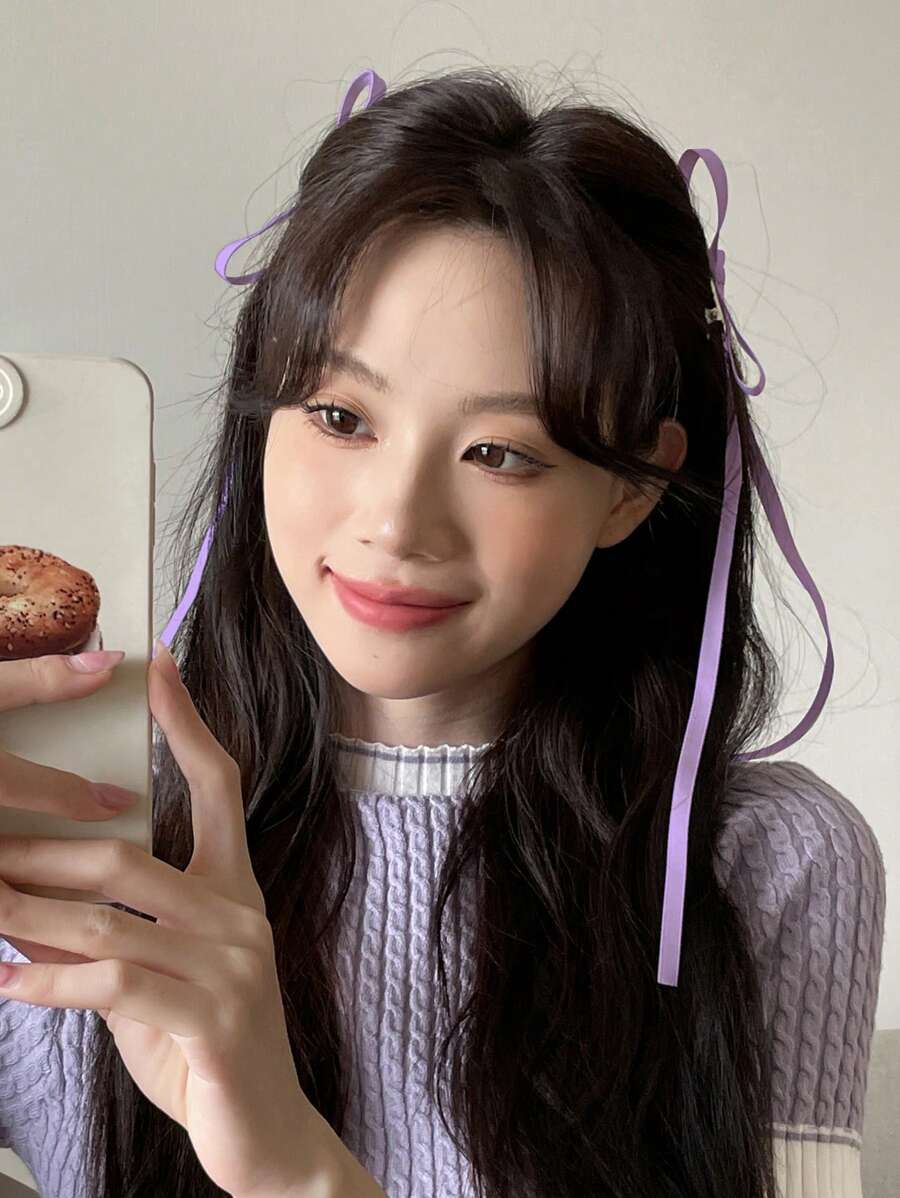 10089 1b-049 conjunto dos piezas Horquilla con diseño de lazo