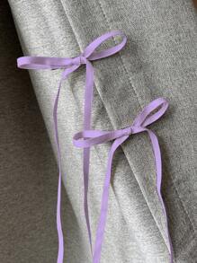 10089 1b-049 conjunto dos piezas Horquilla con diseño de lazo