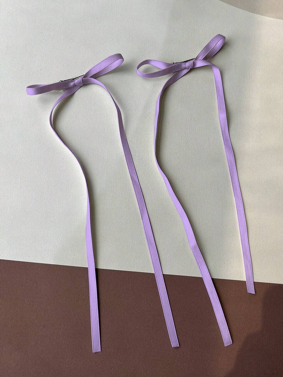 10089 1b-049 conjunto dos piezas Horquilla con diseño de lazo