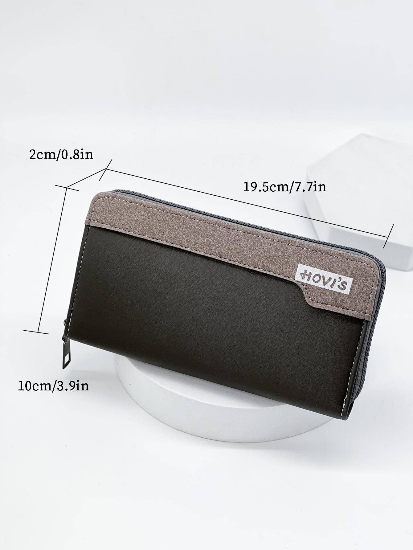 7615 a010-22 Cartera Larga Para Hombre Casual Y A La Moda Con Gran Capacidad