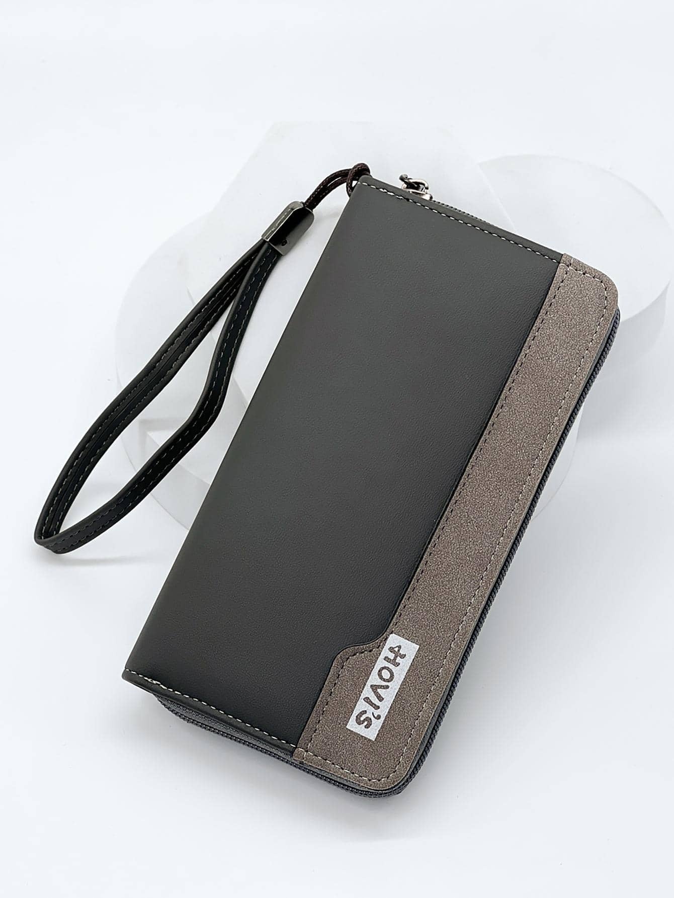 7615 a010-22 Cartera Larga Para Hombre Casual Y A La Moda Con Gran Capacidad