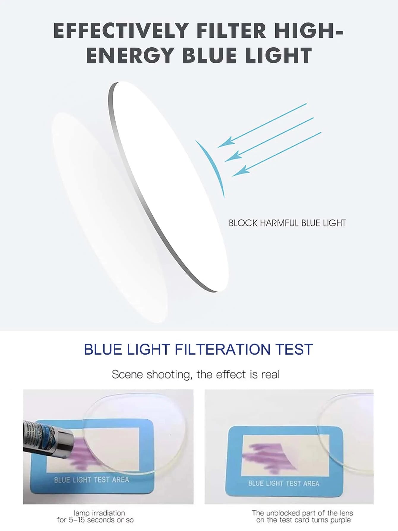 5939 a09-01 Gafas de mujeres redondo bloqueo de luz azul para uso diario