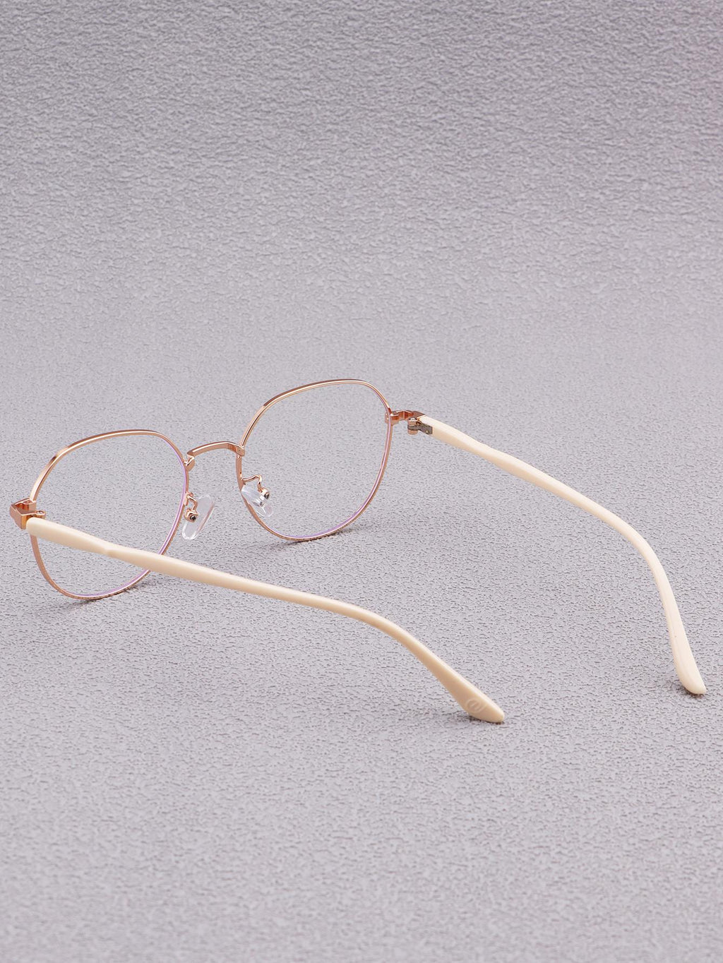 5939 a09-01 Gafas de mujeres redondo bloqueo de luz azul para uso diario
