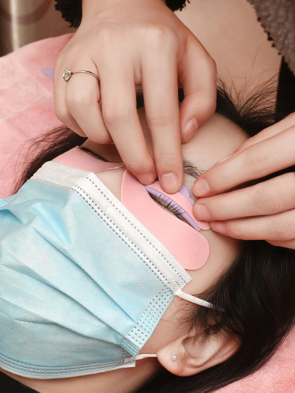 17384 1b-150 Set de almohadillas para pestañas 8 Pzas