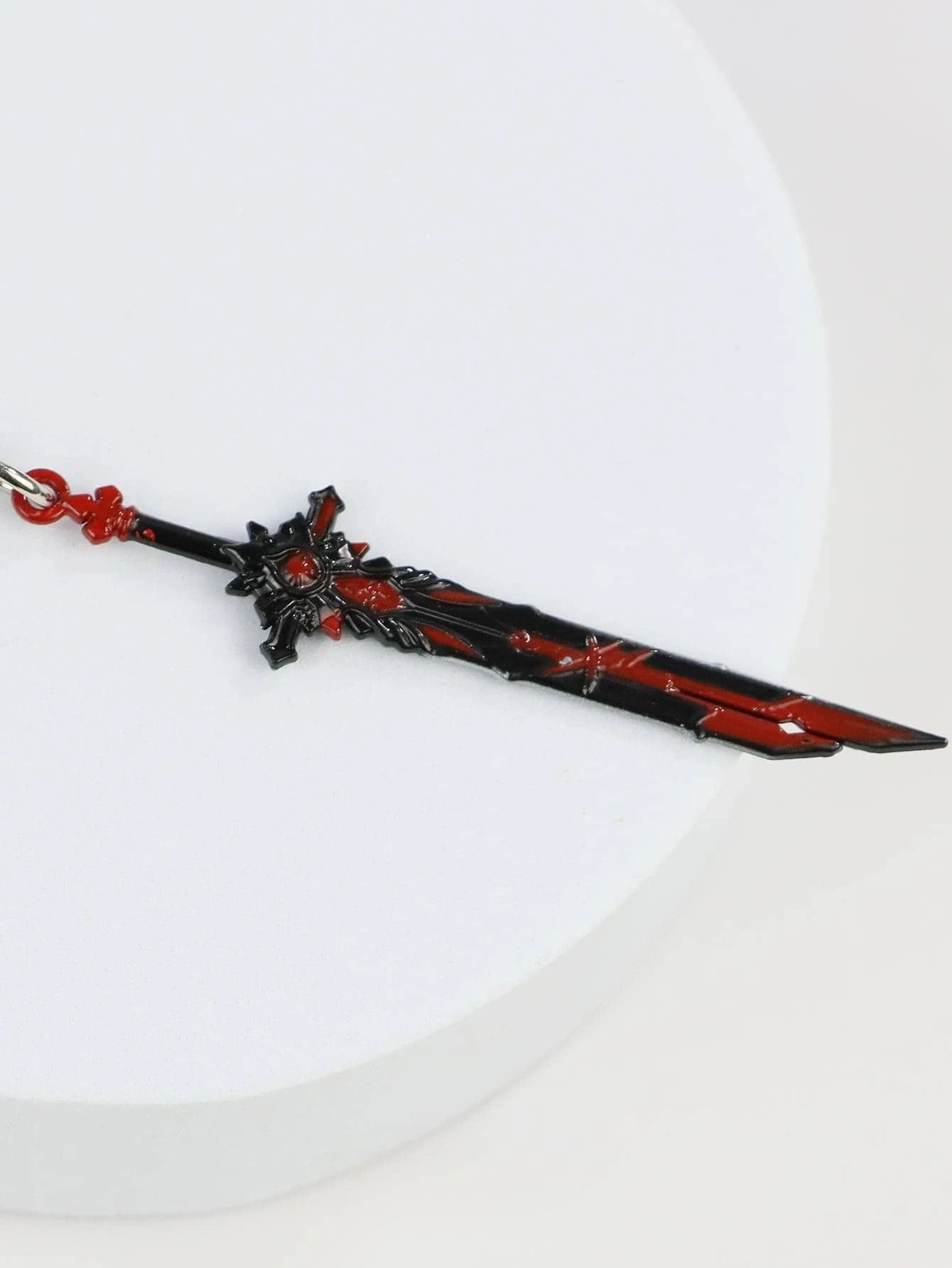 5389 1b-024 Una pieza miniatura de colores de aleación Juego arma espada Llavero con Anime elemento