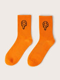 5985 1a-07-01  Calcetines de tripulación expresión patrón