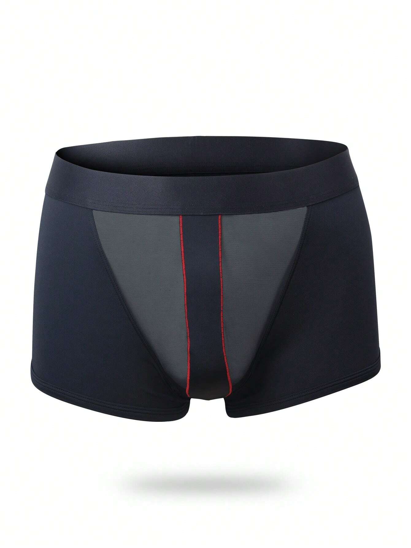 4004 1a-010 Calzoncillos boxer panel en contraste con puntada