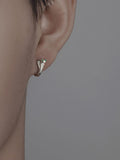 5584 a09-11 Aretes De Aro Para La Oreja En Forma De Serpiente Para Hombre Con Estilo Personalizado Y Sencillo