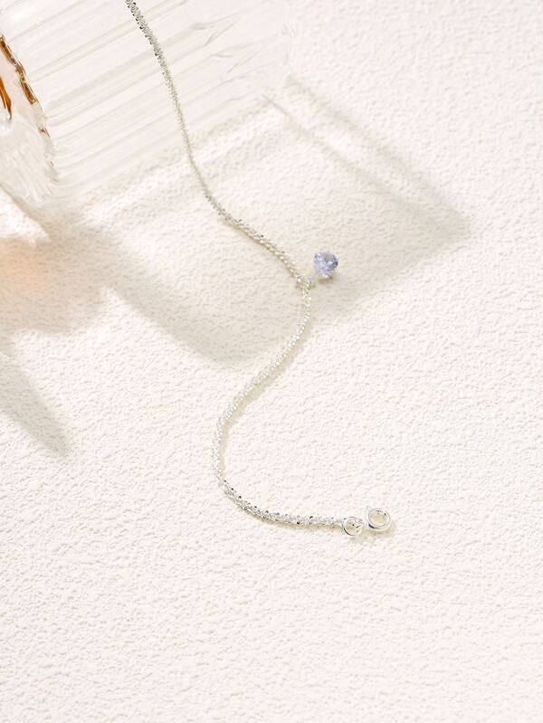 6604 1b-063 Dije De Gota De Agua De Moda Tobillera Apta Para Uso Diario De Mujeres