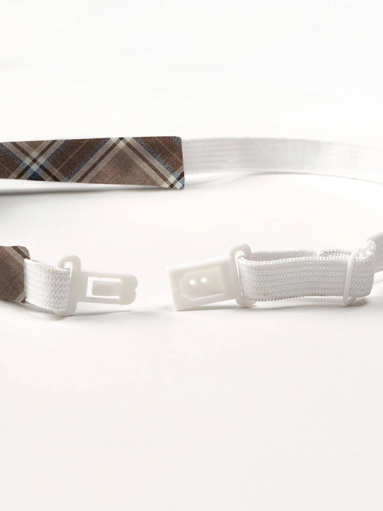 6102 1b-017 Corbata Unisex Estilo Escolar Sin Necesidad De Camisa