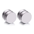 11343 1b-074 2 pares 316L de acero inoxidable magnético Pendientes