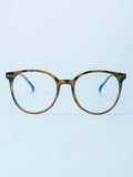 9029 1a-01-04 Una Pieza Gafas De Moda Unisex Redondas Anti-luz Azul Adecuadas Para Lectura En La Oficina