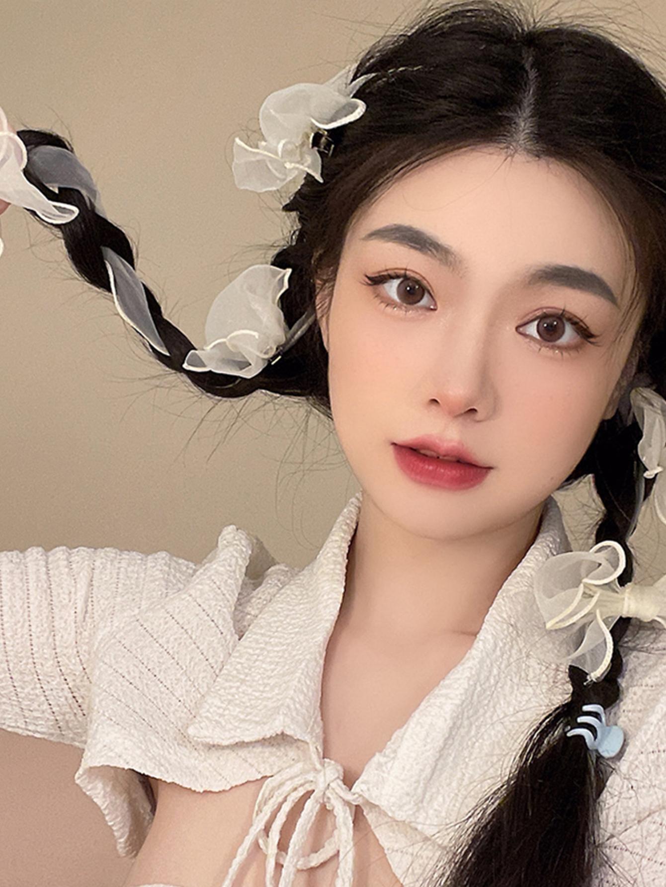 9946 1b-020 Ocho piezas de accesorios para el cabello para mujer