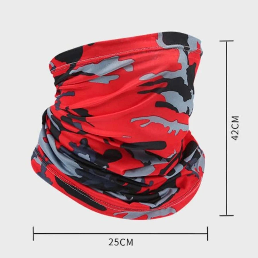 9212 a04-01 Bufanda Para El Cuello Al Aire Libre De Verano De Seda De Con Protección Solar