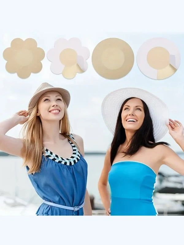 6178 Veinte Piezas Cubrepezones Adhesivos Desechables - ¡accesorio Perfecto Para Ropa Interior Y Lencería De Mujer!