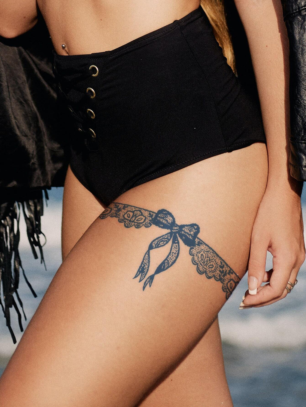 17998 1b-055 Tatuaje Patrón De Lazo 1 Pza