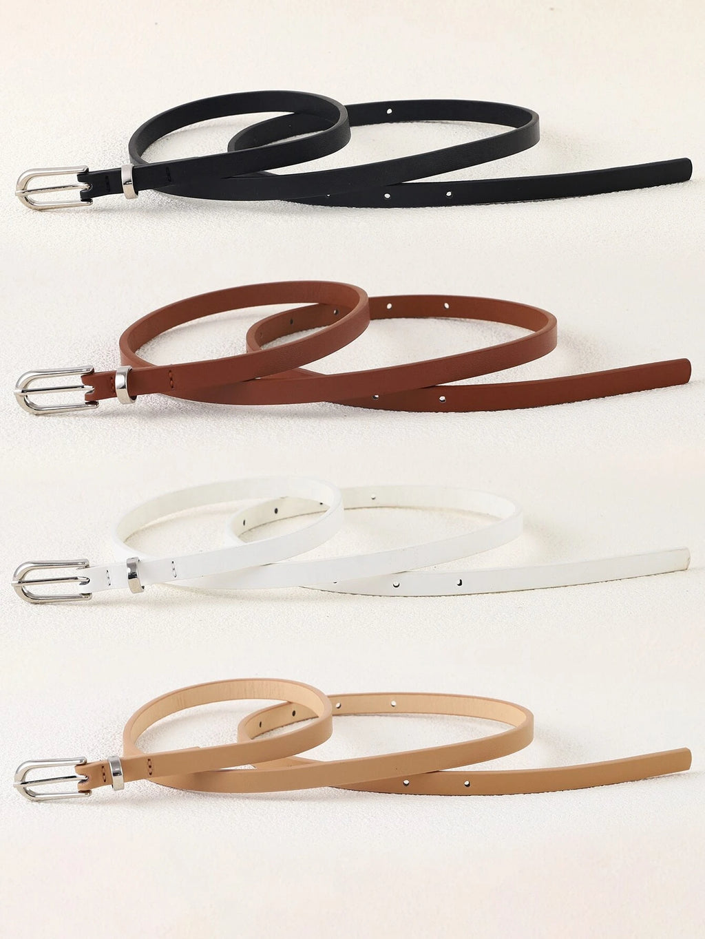12278 1b-02-12 Conjunto de cinturones 4 Pzas