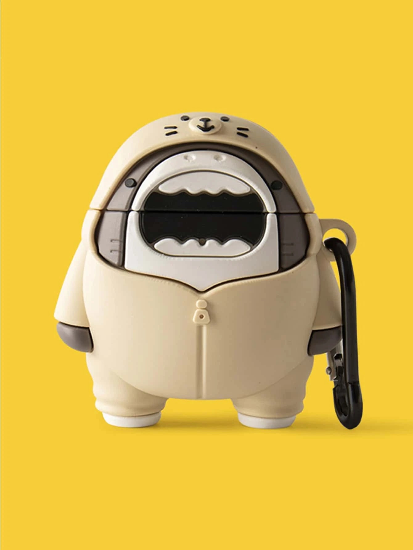 6784 2t-010 Funda de silicona tiburón de dibujos animados diseño complatible con Airpods