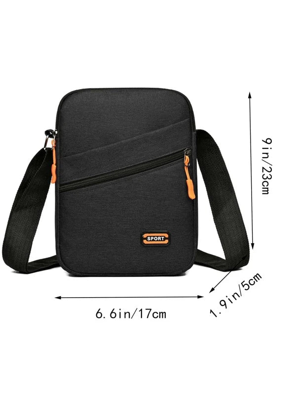 7611 1a-03-05 Bolsa Cruzada Impermeable De Tejido