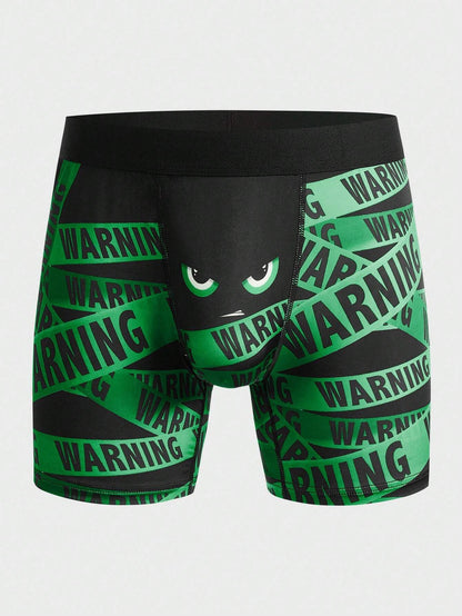 9414 a08-05 Calzoncillo boxer con estampado de letra