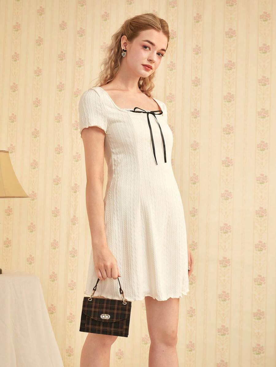 8225 1t-002 Bolso de mujer de moda con forma cuadrada y tapa abatible a cuadros