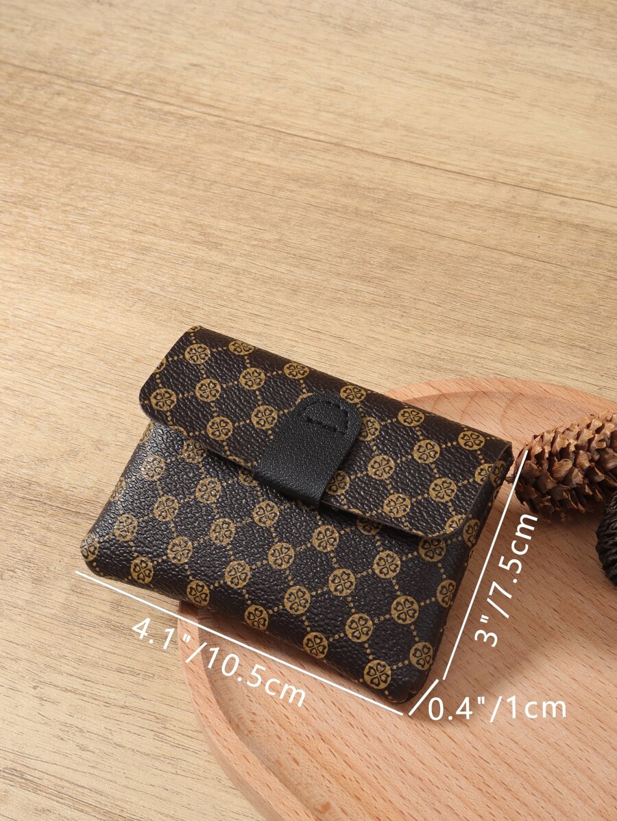 9671 b02-05 Billetera Vintage De Pu Para Mujeres