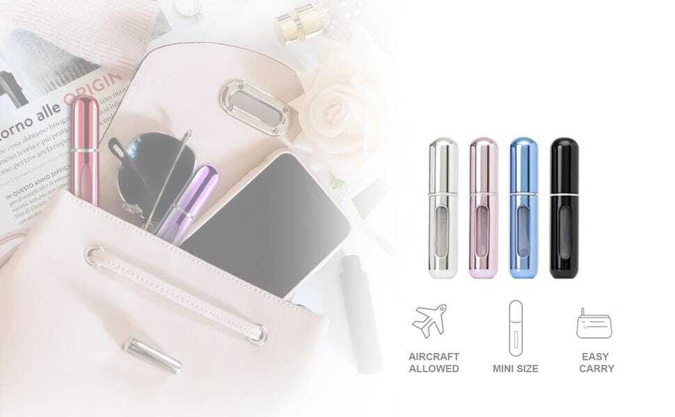 9309 b03-04 Mini Botella De Spray De Perfume Portátil Recargable Para Viajar Y Al Aire Libre
