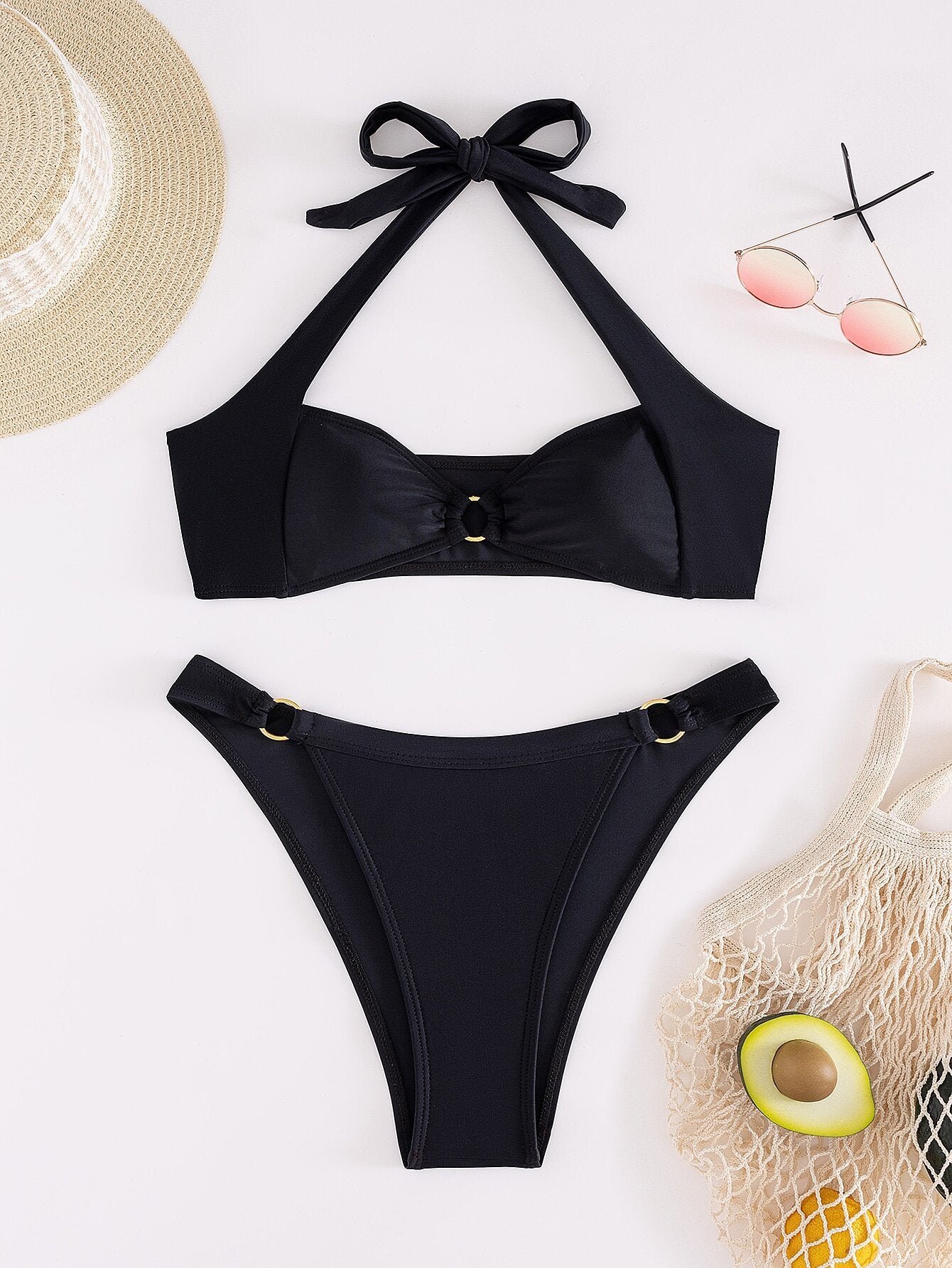 19256 1a-050 Bikini metalizado diseño elegante 2 Pzas