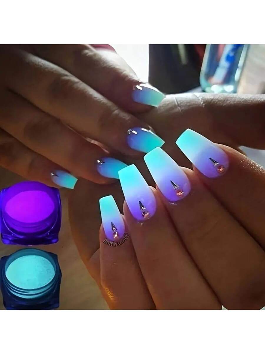 13383 1b-014 Polvo de pigmento luminoso estético Y2K