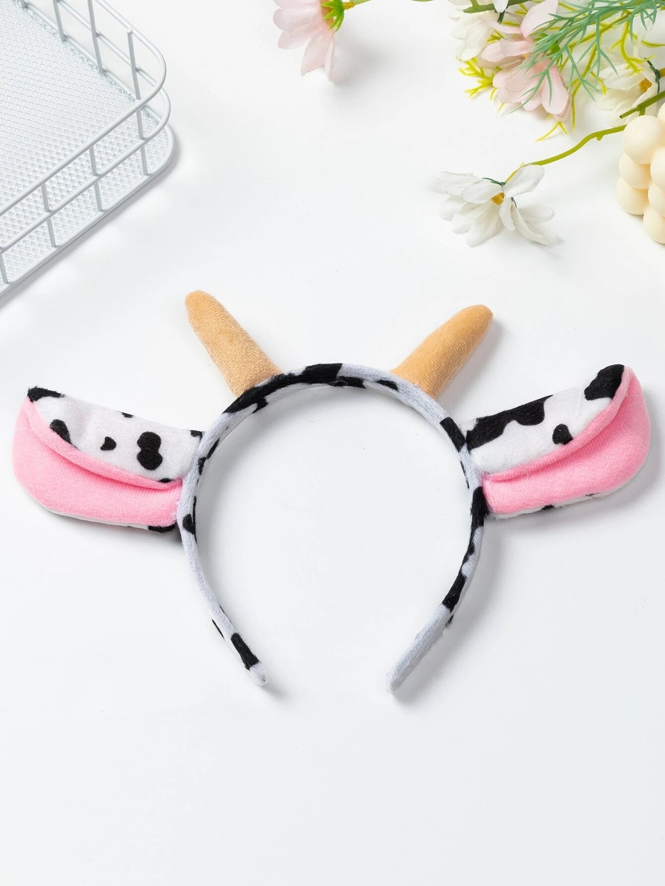 14379 1c-013 Diadema de cuernos de vaca 1 Pza