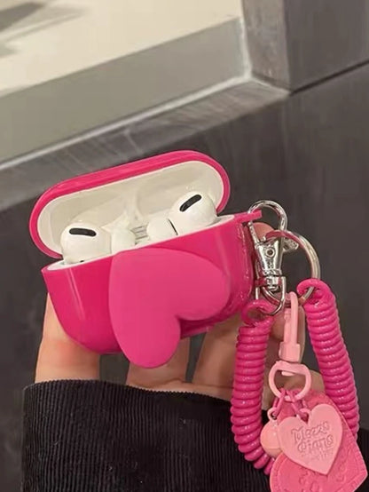 9629 b01-33 Una Pieza Estuche Suave Colgante En Forma De Corazón  Apple Airpods