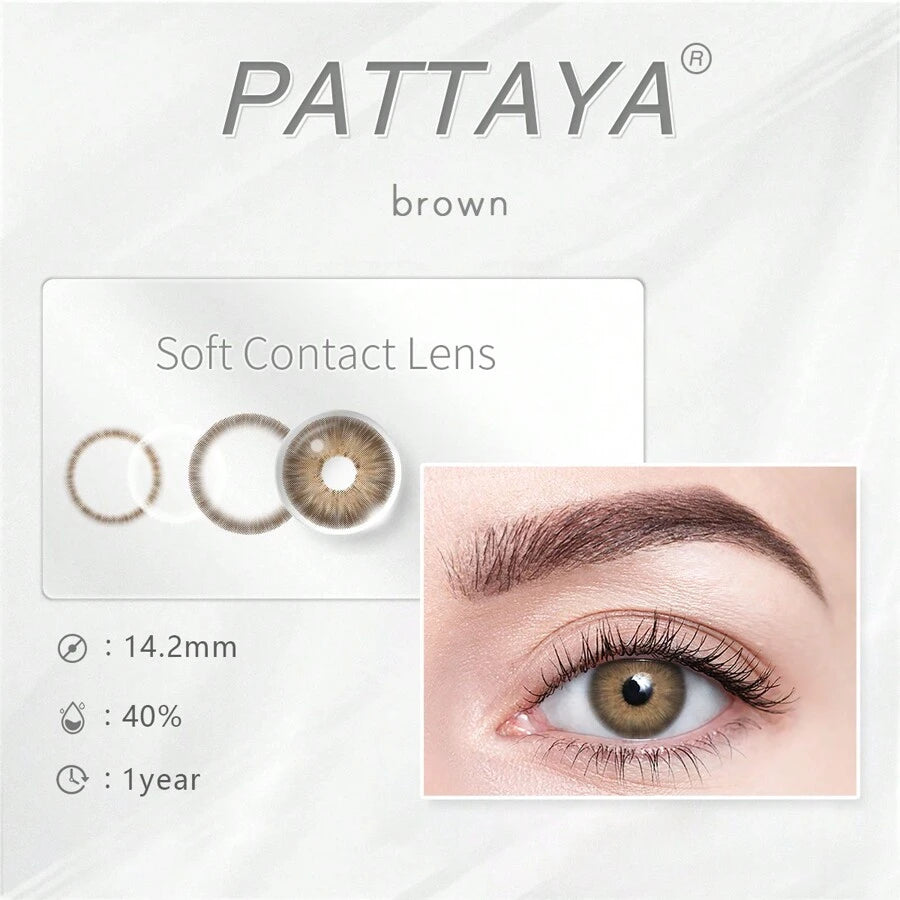 9521 b03-15 Lentes De Contacto Pattaya-Brown