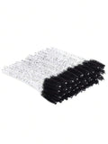 11541 1b-150 25 piezas cepillo para la extensión de pestañas desechable