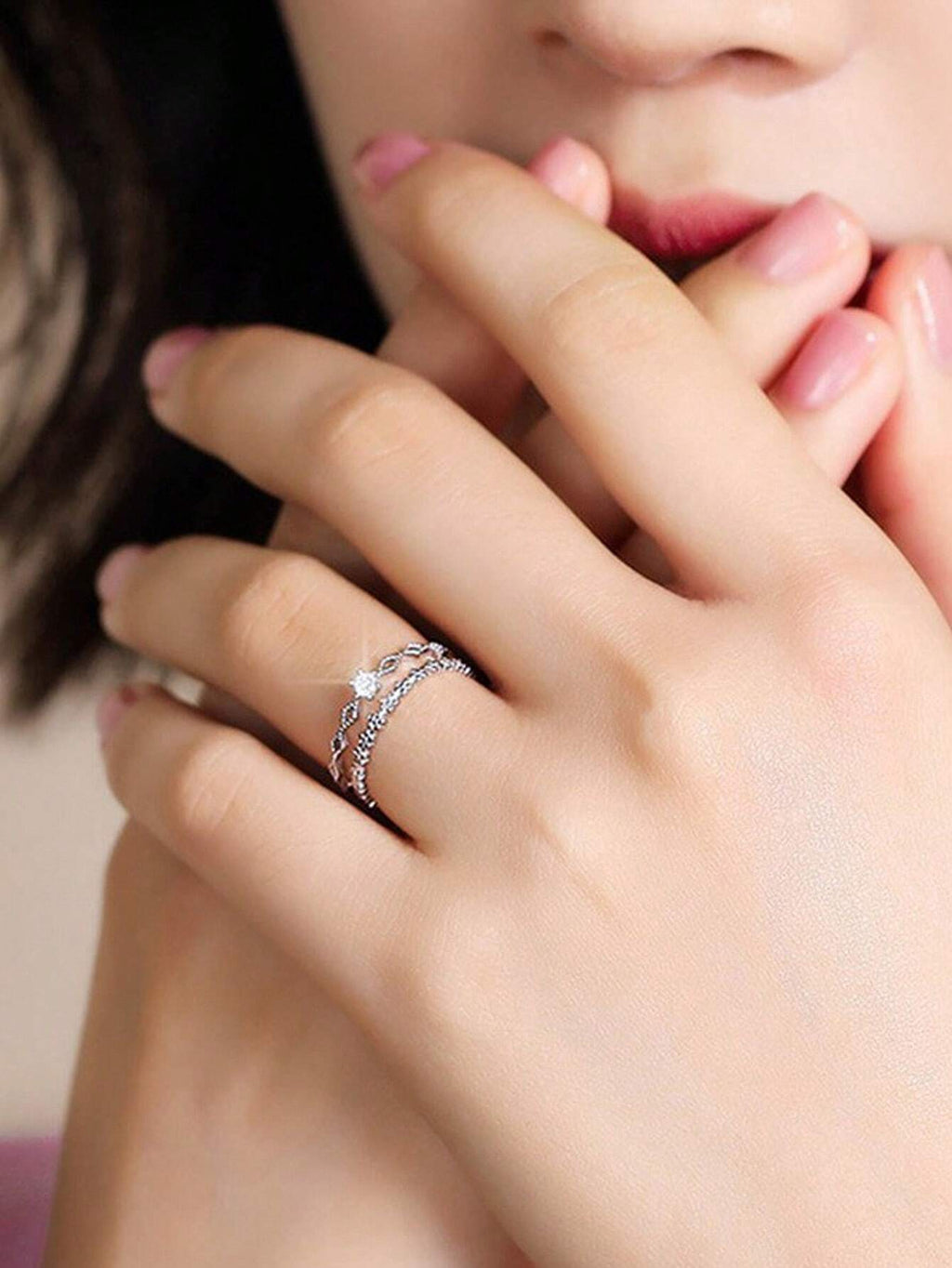 10605 1b-074 Anillo estilo elegante