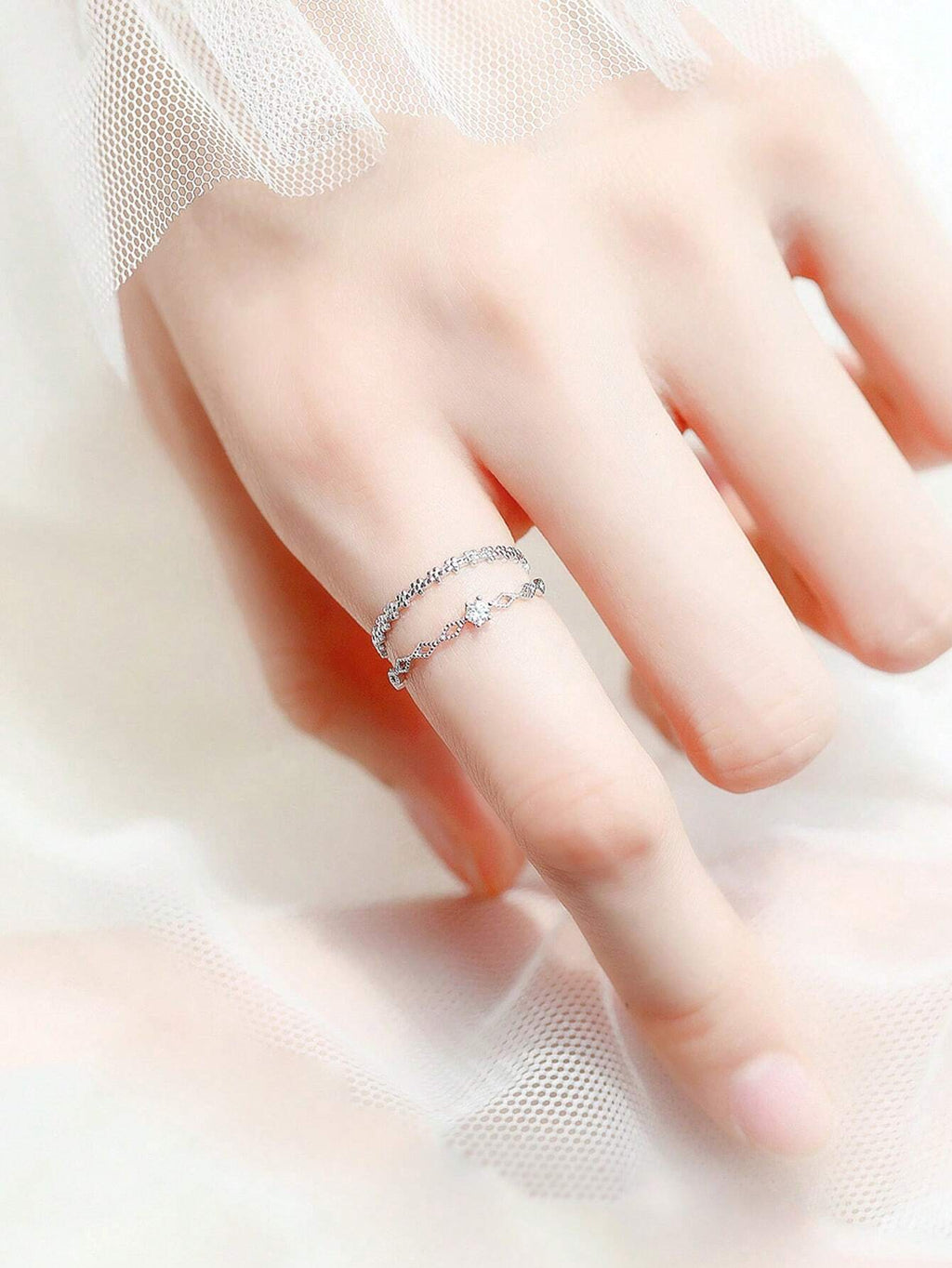 10605 1b-074 Anillo estilo elegante
