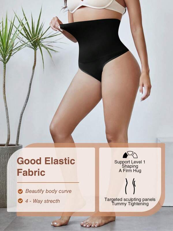 5494 1a-146 Tanga supersuave con control de barriga y soporte ultraligero