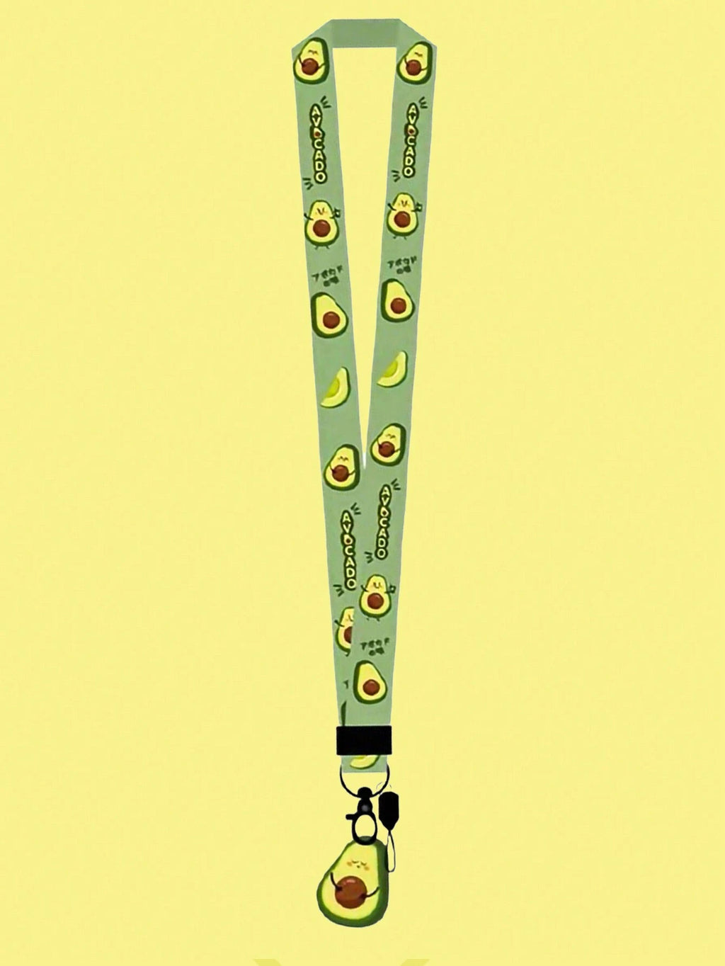 7115 2t-337 Collar Lanyard de aguacate Tira de celular