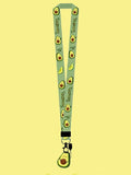 7115 2t-337 Collar Lanyard de aguacate Tira de celular