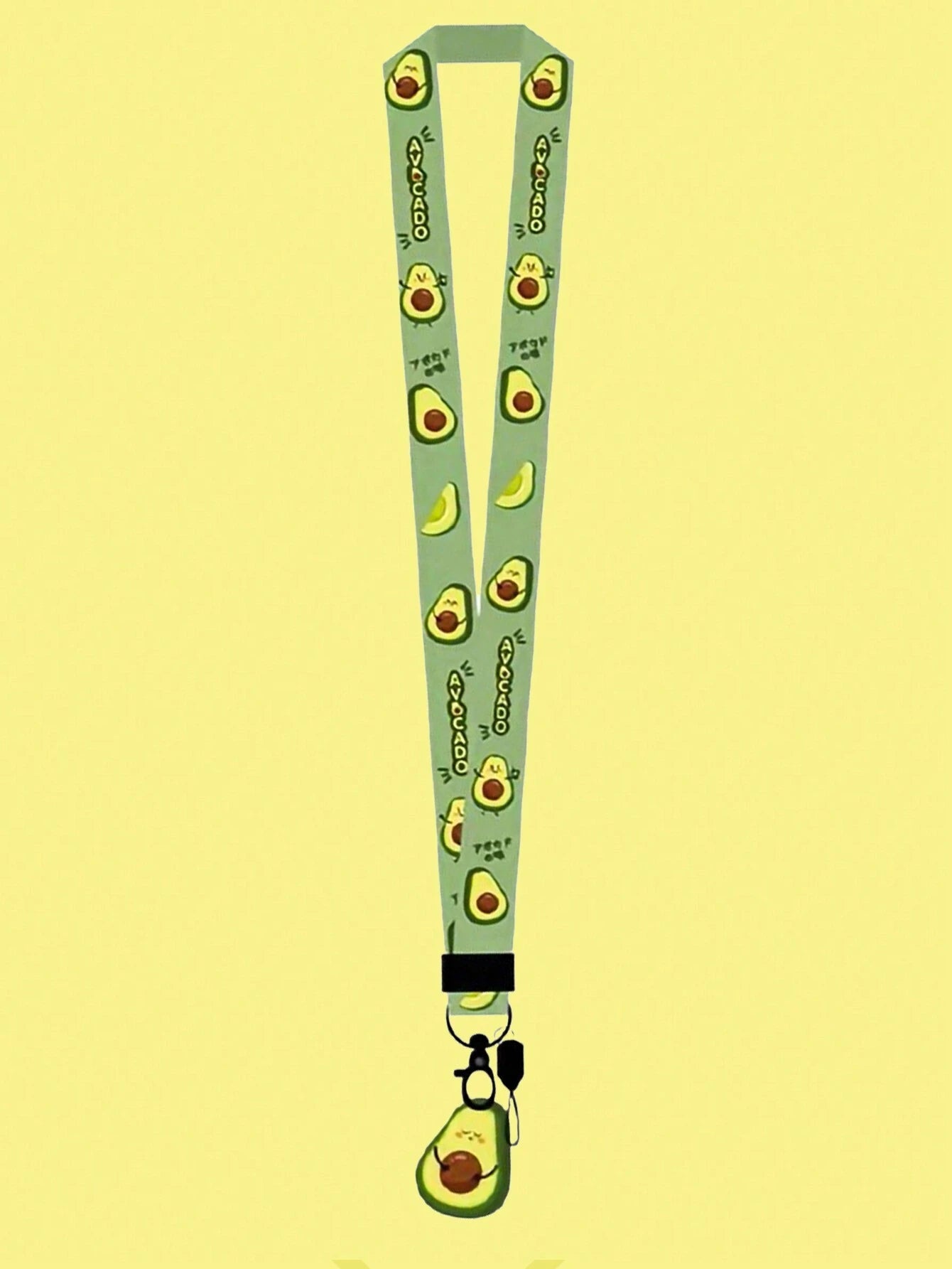 7115 2t-337 Collar Lanyard de aguacate Tira de celular
