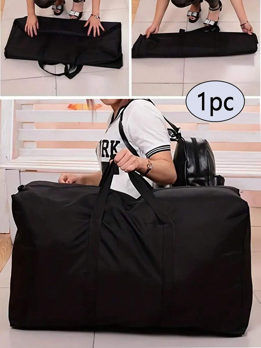 14691 1t-010 Bolsa de lona impermeable tejida organizadora de gran almacenamiento