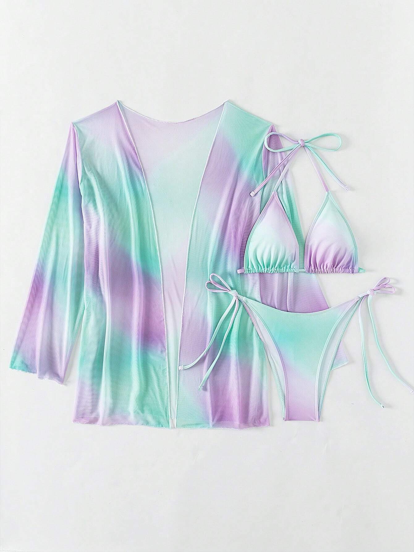 6230 1t-010 Bañador bikini triángulo 3 Pzas